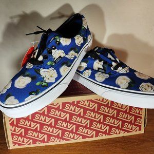 NWT VANS Canvas Lapis Blue Era Romantic Floral Men (10.0)